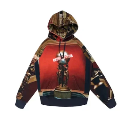 El Barbas Supreme Scarface the World is Yours Hooded Sweatshirt Multicolor